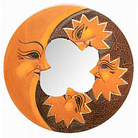 Зеркало декоративное ShamanShop мозаичное "Луна и Звезды " (d-20 cм)