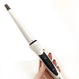 Плойка для волосся Geemy GM 2815 Біла, фото 2