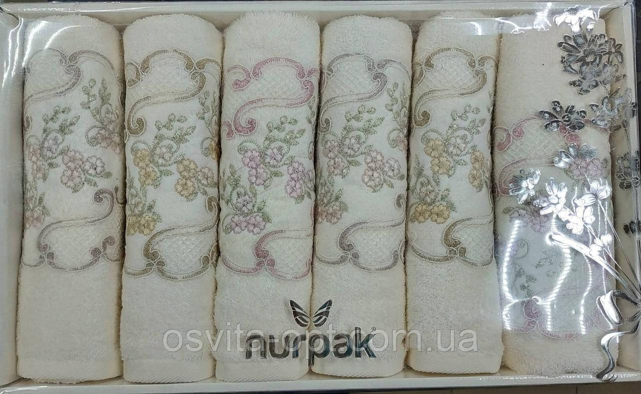 Полетенце лицеве Nurpak Premium 50*90 (0273) (ціна за 1 шт)