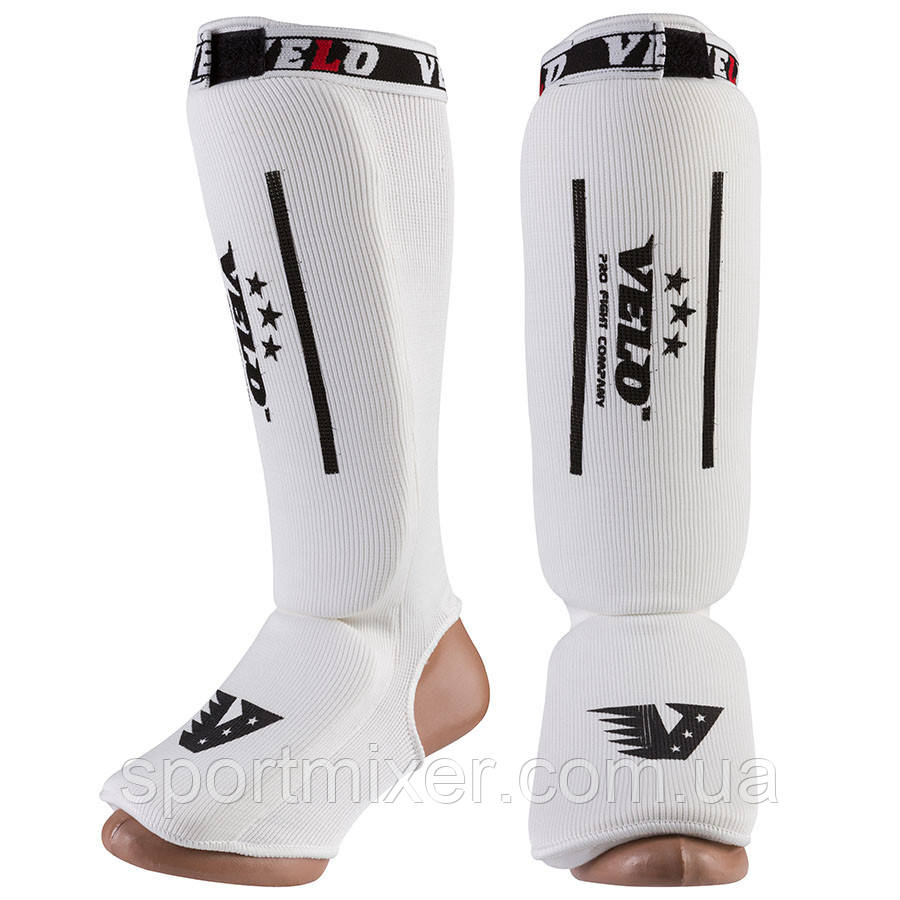 Захист ноги Velo, бавовняний, еластан, білий, липучка, розмір M (розміри — S, M, L, XL), mod 1225V
