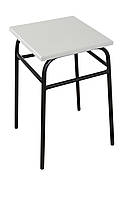 Табурет кухонний Класик чорний/білий