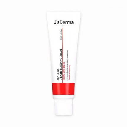 Відновлюючий крем для проблемної шкіри JsDERMA Acnetrix d'light Blending Cream, 50 мл, фото 1