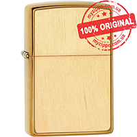 Зажигалка Zippo Woodchuck Birch Emblem Brushed Brass 49082