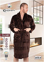 Халат чоловічий welsoft 14-5407 brown M