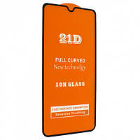 Захисне скло 21D Full Glue для Alcatel 1SE (5030D) / (5030E) чорне 0,3 мм в упаковці