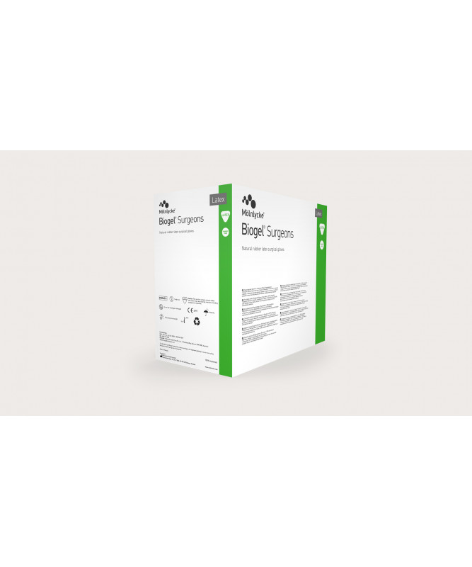 Рукавички хірургічні латексні стерильні Biogel® Surgeons, розмір 8 (1 пара)