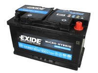 Стартерная аккумуляторная батарея EXIDE EK800