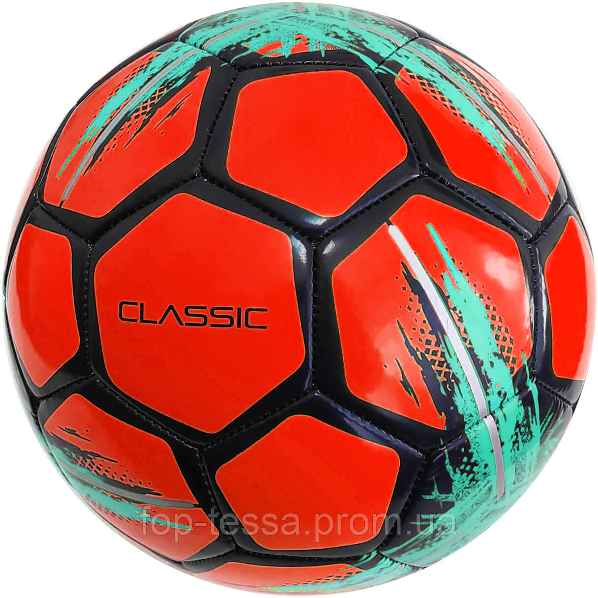 М'яч футбольний SELECT Classic (012) помаранч/чорн розмір 4