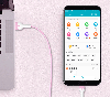 USB кабель Kaku KSC-271 USB - Type-C 1,2m - Pink, фото 4