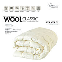 Одеяло зимнее 175х210 овечья шерсть WOOL CLASSIC