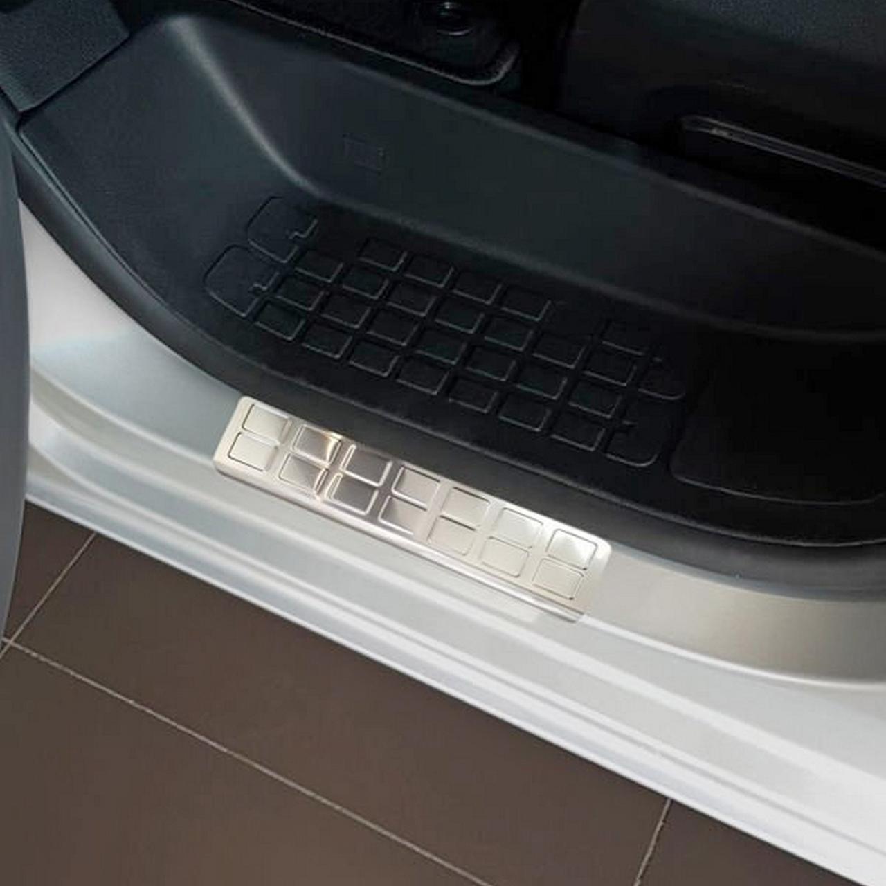 Накладки на отвори порогів передніх дверей для Peugeot Traveller / Expert lll 2016+ /нерж.сталь/