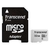 Новинка Карта памяти Transcend 32GB microSDHC class 10 UHS-I U1 (TS32GUSD300S-A) !