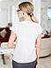 Жіноча стильна жіноча біла блузка, фото 3