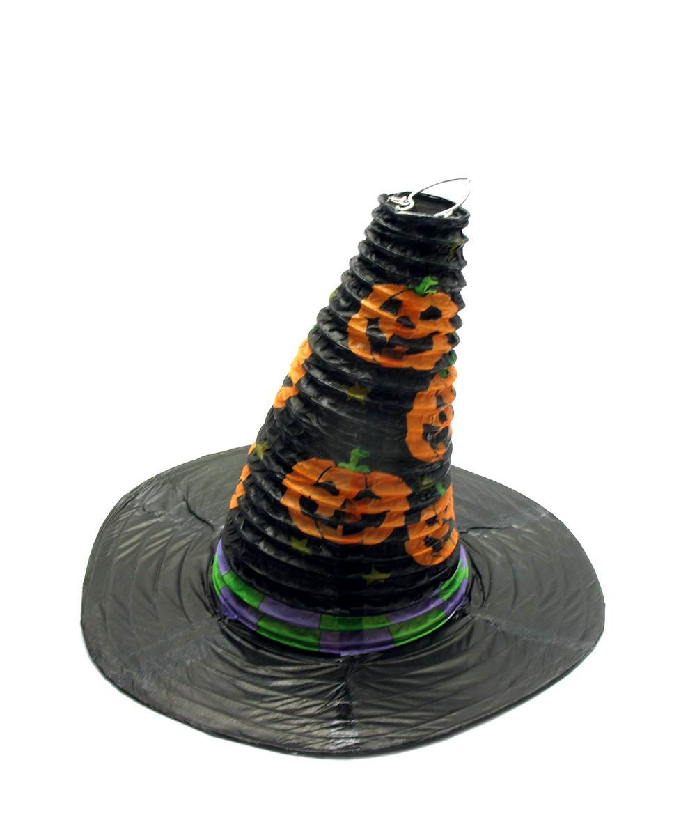 Фонарь бумажный "Шляпа" Хэллоуин 30х26см (27812) - фото 1 - id-p179927317