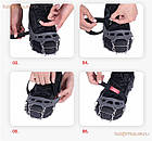 Кішки для трекінгу Naturehike розмір L NH19HJ002 black, фото 3