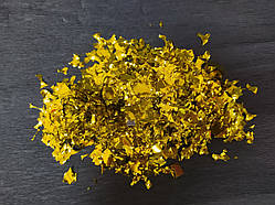 Аксесуари для свята конфеті мішура золото 100грам