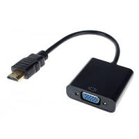 Новинка Переходник HDMI to VGA 0.15m REAL-EL (EL123500020) !