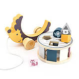 Дерев'яна каталка-сортер PolarB Їжачок (44025), фото 4