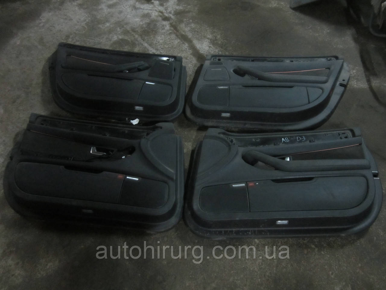 Карта дверей AUDI A8 D3