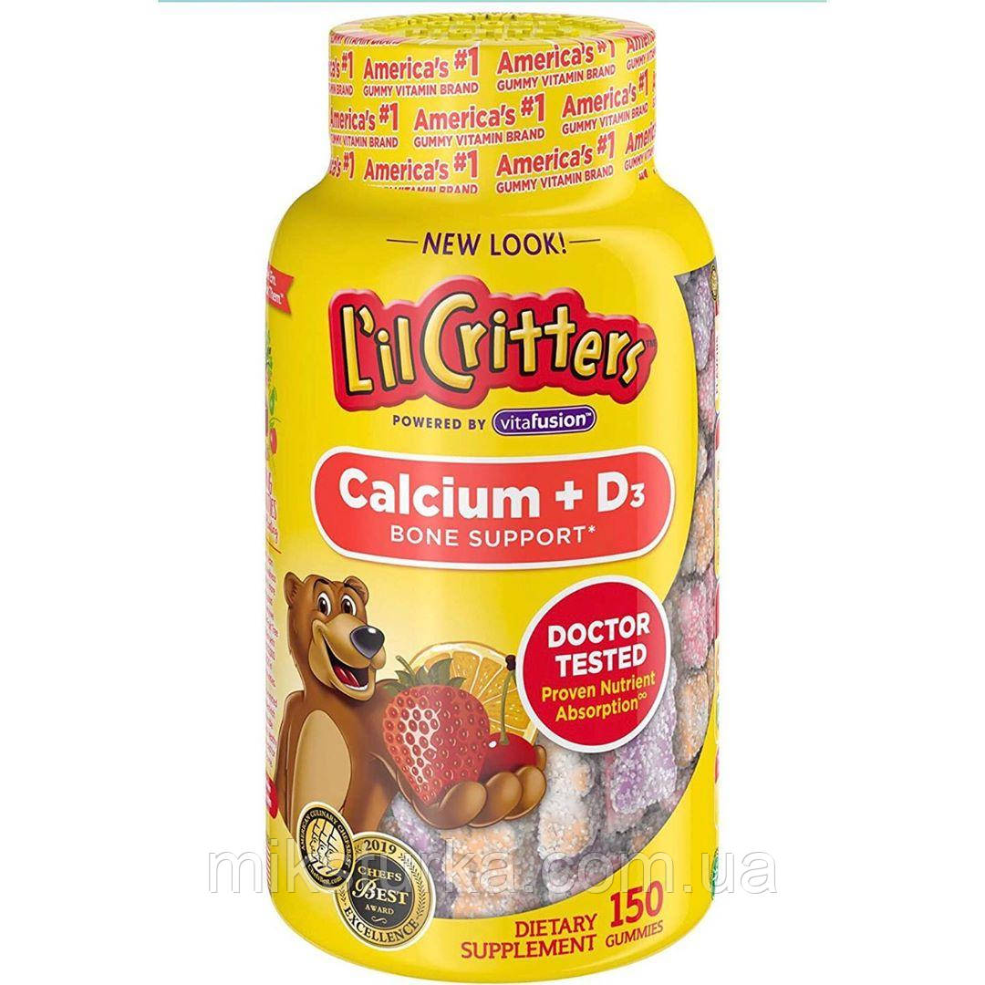 Кальцій та вітамін Д3 жувальний для дітей США