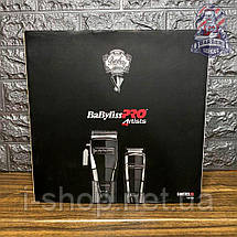 Набір машинка для стрижки і тріммер BaByliss PRO FX8705E Gunsteel FX Grooming Set, фото 4