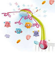 Kissbaby Яскраві Пташки дитячий музичний мобіль на ліжечко, з проєктором на пульті керування 0006