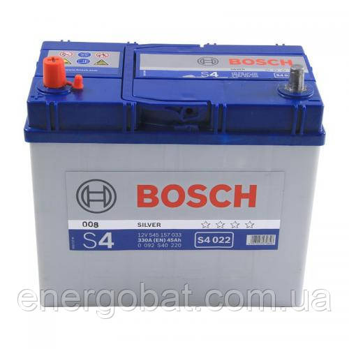 Аккумулятор автомобильный Bosch S4 022 45Ah 330A 0092S40220 - фото 1 - id-p179981300