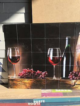 Панель листова декоративна пластикова ПВХ на стіну Регул Вино