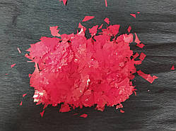 Аксесуари для свята конфеті мішура червоний 100грам