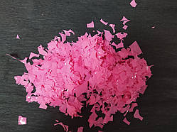 Аксесуари для свята конфеті мішура рожевий 100грам