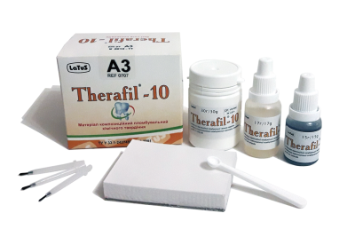 Therafil-10 (Терафил-10), матеріал композиційний пломбувальний хімічного затвердіння