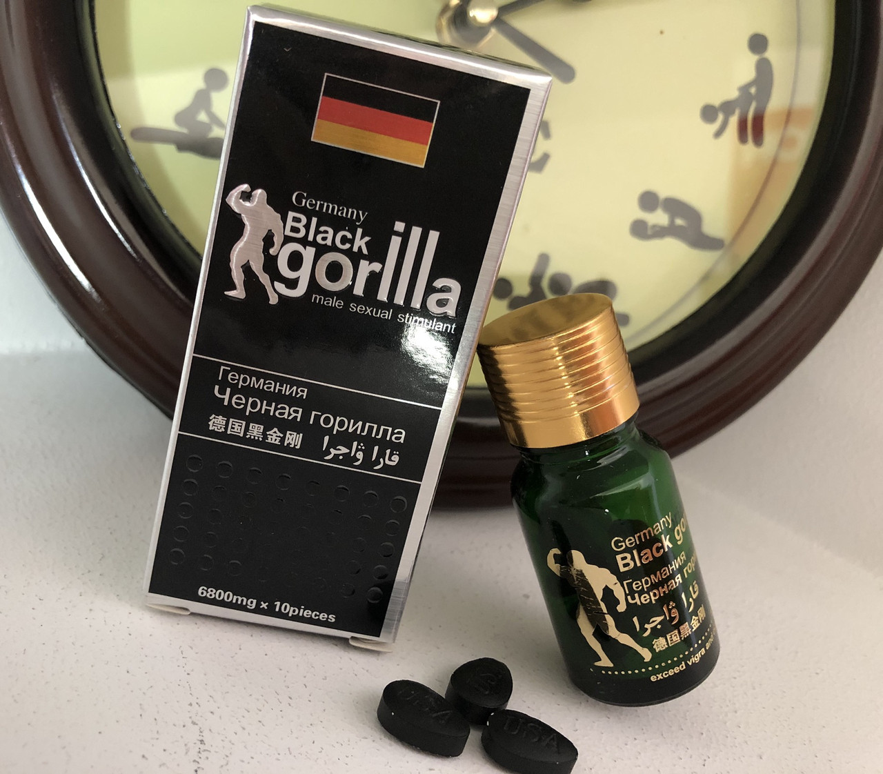 Black gorilla / Чорна горила препарат для підвищення потенції (таблетки, 10 шт.)