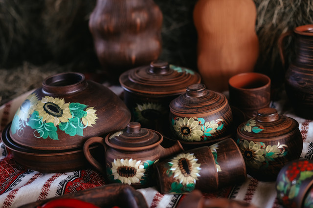 Купить наборы глиняной посуды недорого в Киеве, Харькове | КерамКлуб