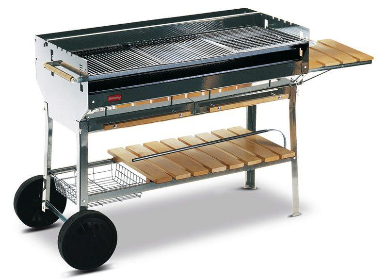 Гриль барбекю садовий 228 PLANET INOX корпус Металік, 175х60х96 см (Time EcoTM)