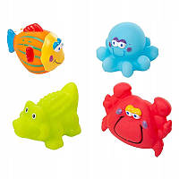 Іграшки для купання Akuku морські тварини (набір 4шт.)