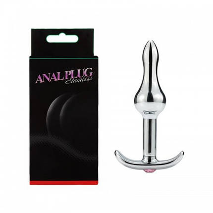 Анальна пробка сталева якір для початківців зручна ICE HOOK 4 Model A металева, фото 1