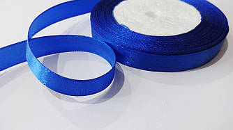 Стрічка атласна 1.2 см електрик (40)