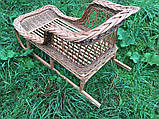 Санки дитячі плетені з лози, фото 3