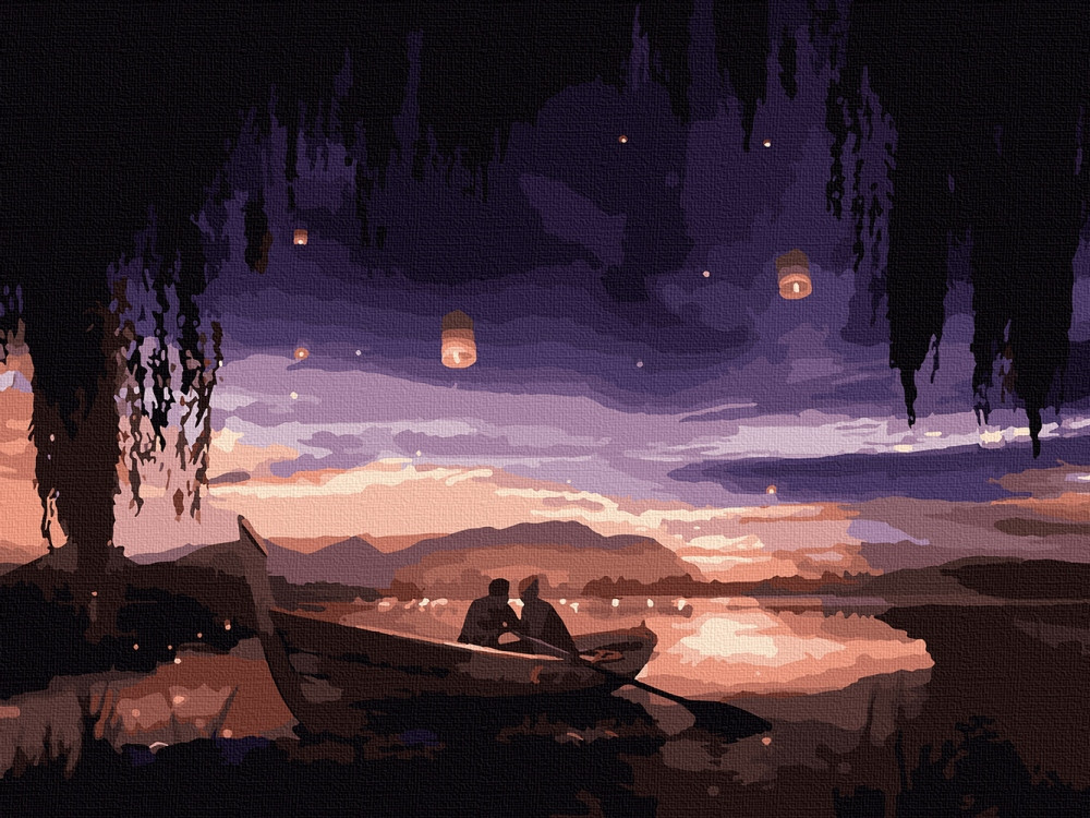 Картина за номерами ArtCraft Закохані під небом (ACR-10213-AC) 40 х 50 см, фото 1