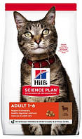 Сухой корм Хиллс Hills SP Feline Adult для взрослой кошки 3 кг с ягненком и рисом