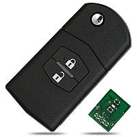 Выкидной ключ Mazda 3, 6 (Мазда) 2 кнопки 433 Mhz