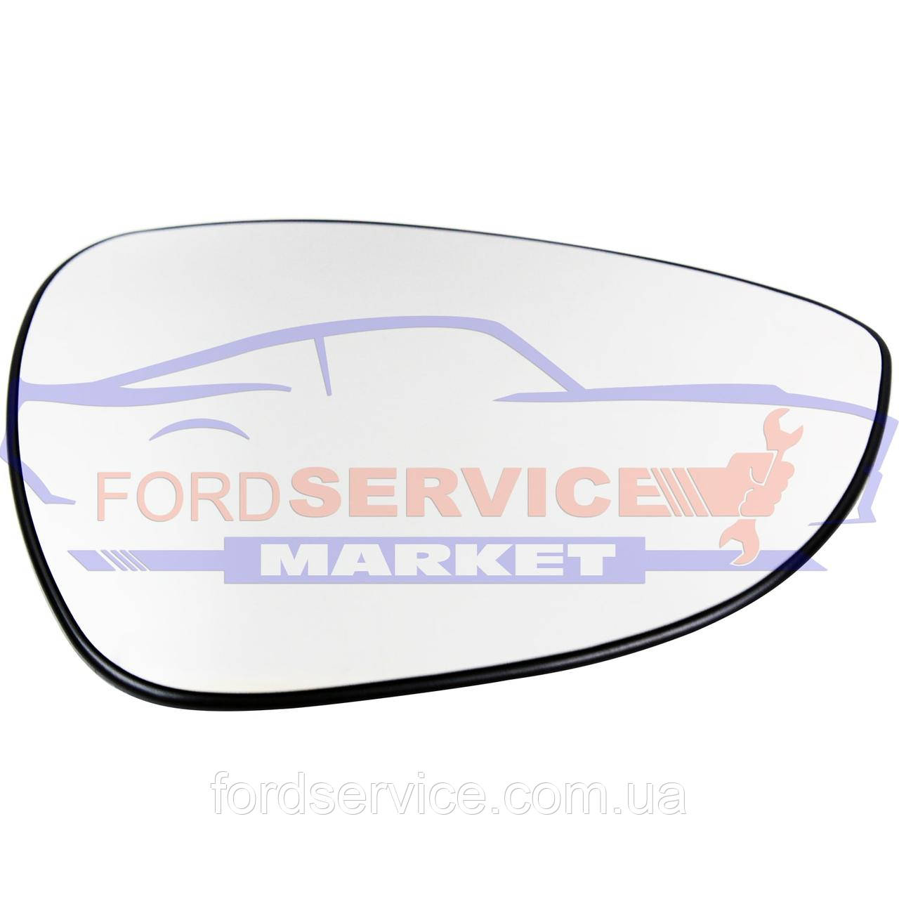 Скло дзеркала правої вкладки RH з підігрівом Ford Fiesta 7 08-18, B-Max 12-17, фото 1