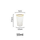 Набір келихів REMY-DECOR Ice Evans для вина, шампанського, води із золотим обідком із 6 предметів, фото 8