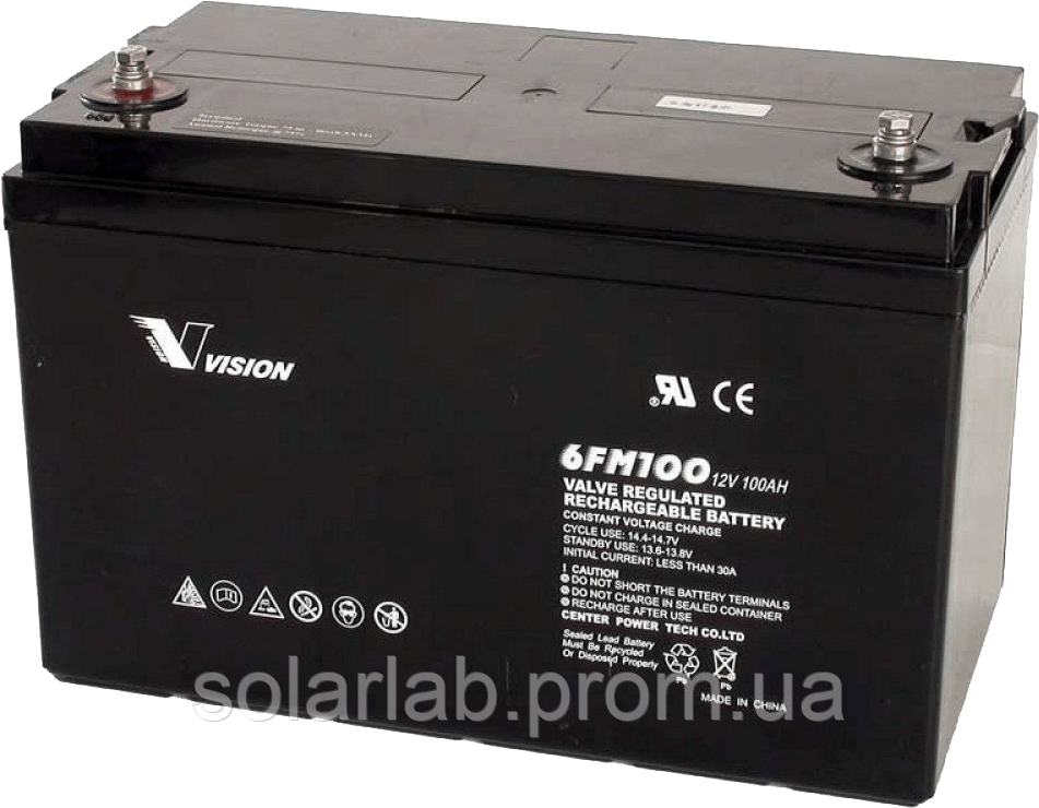 Акумуляторна батарея Vision FM 12V 100Ah