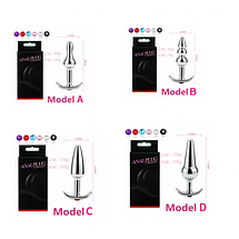 Анальна пробка сталева якір для початківців зручна ICE HOOK 4 Model A металева, фото 3