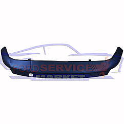 Спойлер заднього бампера Ford Focus 3 14-18 хетчбек, з вирізом під глушник