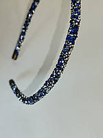 Обідок для волосся зі стразового полотна