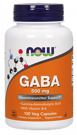 Now Foods GABA-500mg (100Vcaps)