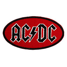 Нашивка AC/DC 4 овал