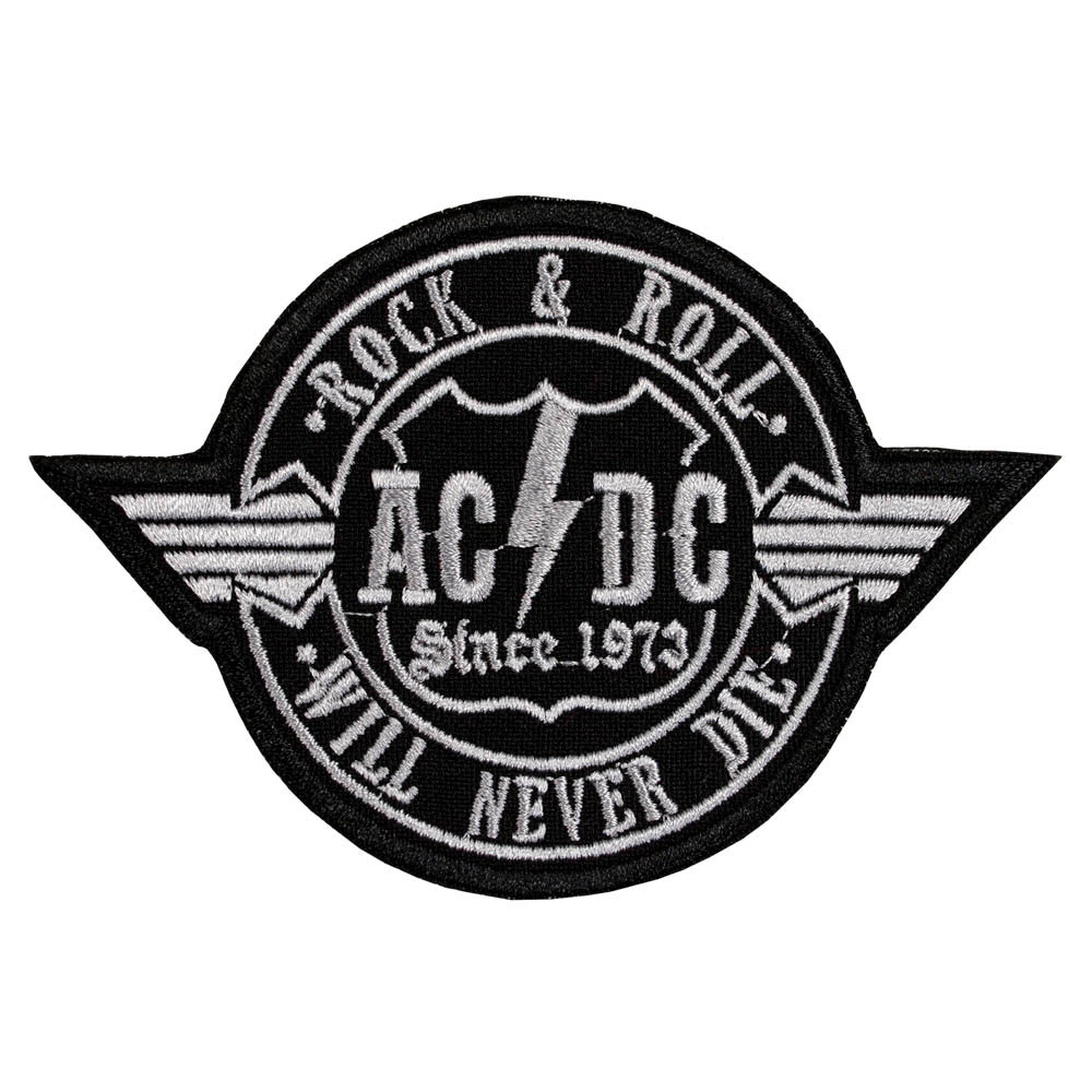 Нашивка з вишивкою AC/DC 6 rock'n'roll